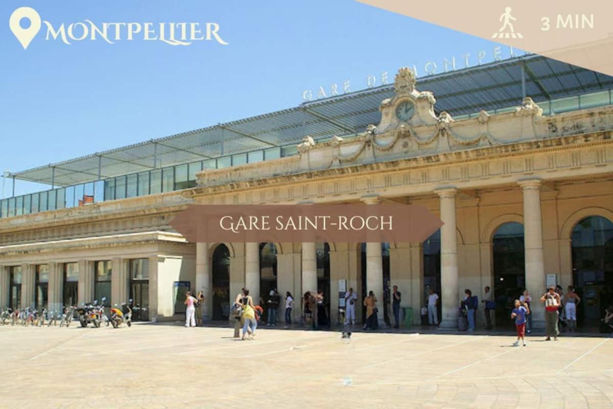 063 - Studio Didion, Centre Gare St Roch, Clim, Balcon,4Pers Montpellier Esterno foto