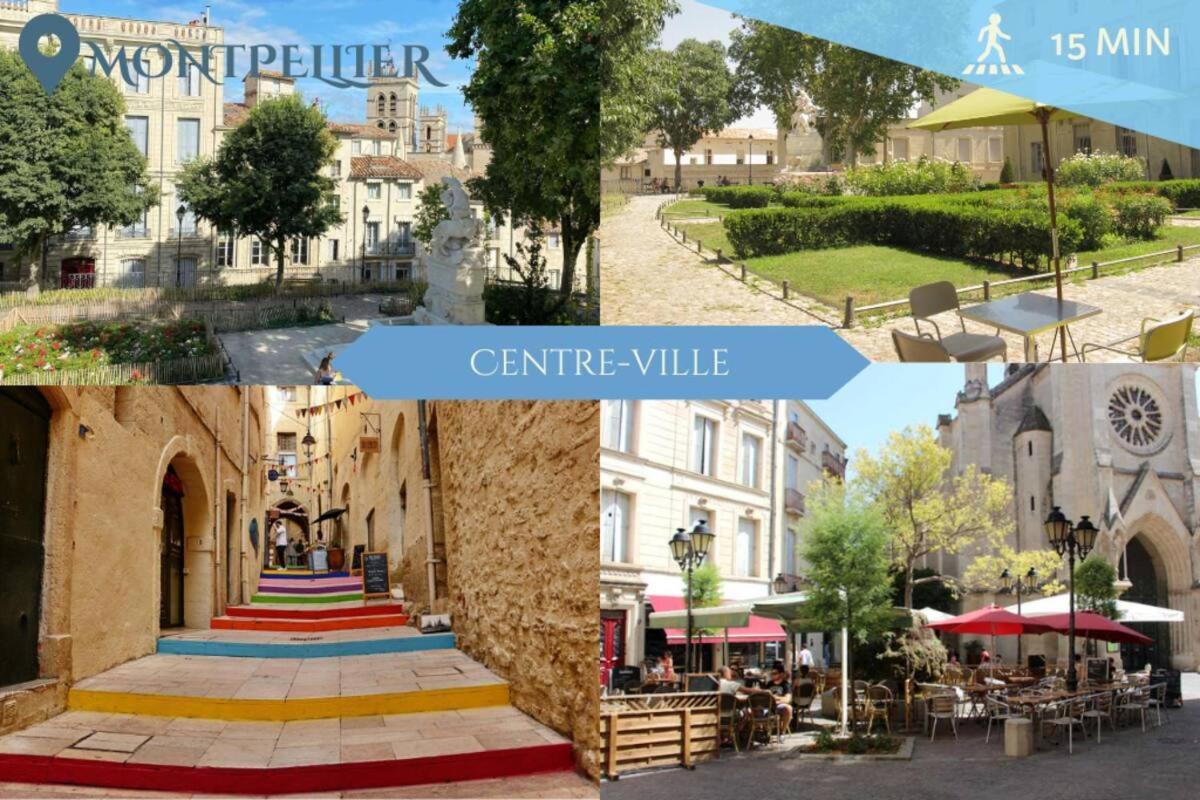 063 - Studio Didion, Centre Gare St Roch, Clim, Balcon,4Pers Montpellier Esterno foto