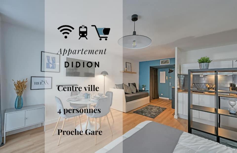063 - Studio Didion, Centre Gare St Roch, Clim, Balcon,4Pers Montpellier Esterno foto